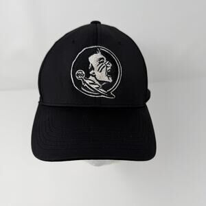 FSU Seminoles Black Fitted Hat Top of the World (no size, but stretchy)
